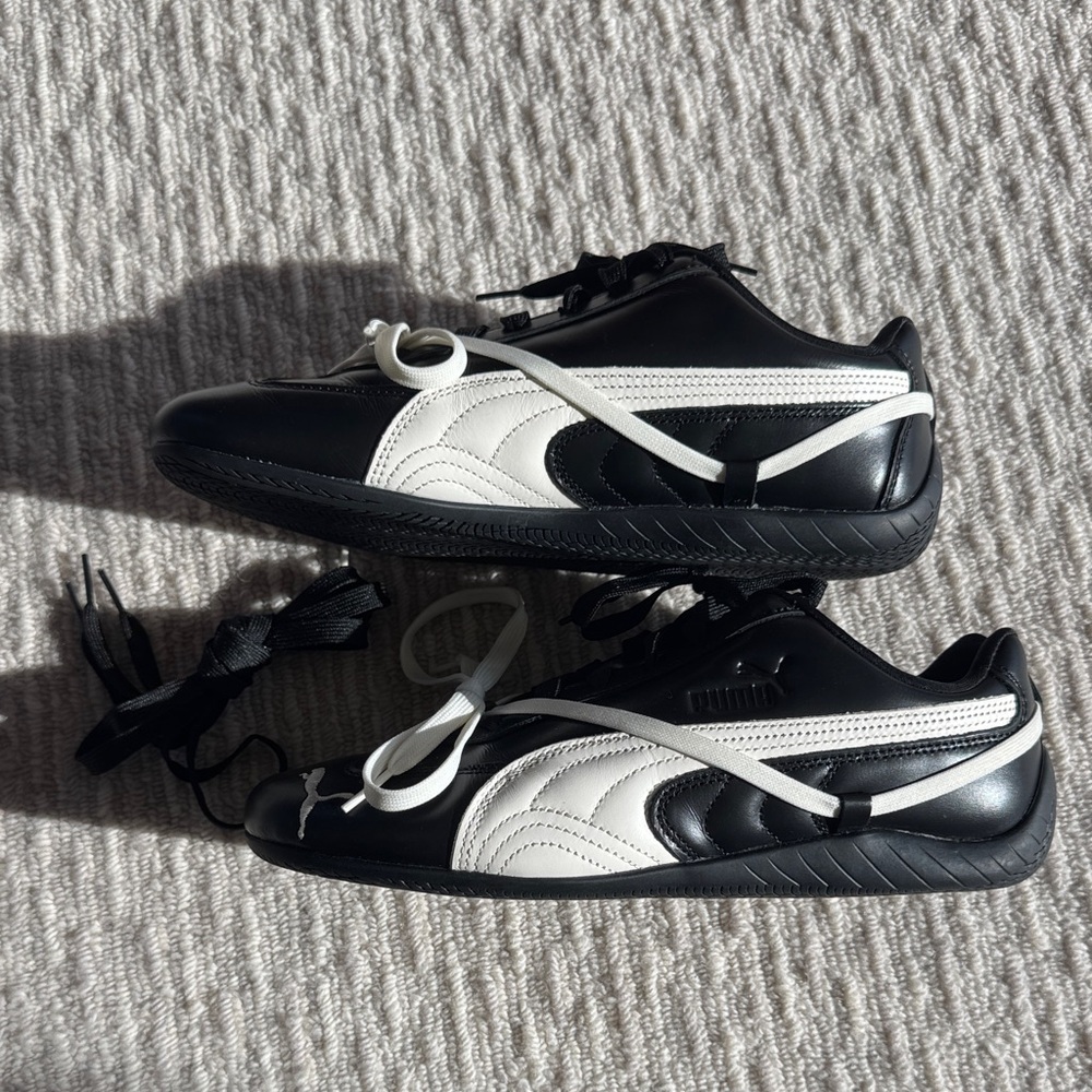 Puma x Rosé Speedcat  Black and White Sneakers